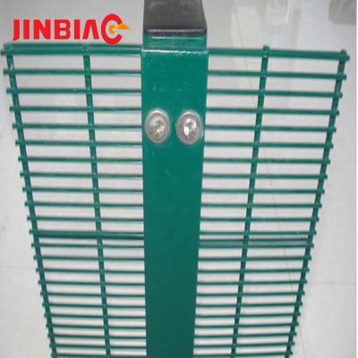 China High Quality JINBIAO 358 Anti-climb Security Fence Anti Climb Panel Fence Security Garden Welded Wire Mesh Fence for sale