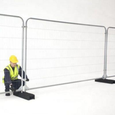 China Steel temp fencing cheap exterior market crowd control barrier temporary fence panel fence for sale for sale