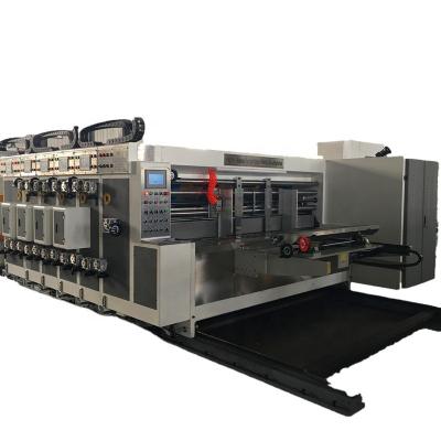 China Garment Shops Corrugated Cardboard Slotter Machine / Automatic Flexo Printer Slotter Die Cutter Machine for sale