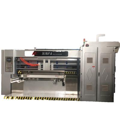 China Garment Shops Automatic Corrugated Box Flexo Printer Slotter Die Cutter Machine / Carton Box Packing Machine for sale