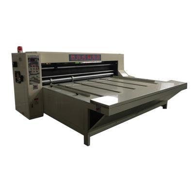 China machinery & Semi Automatic Rotary Equipment Corrugated Cardboard Die Cutter Machine With Chain Feed / Pizza Box Making Machine for sale