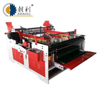 China Semi - Automatic Food Pressing Type Die Cut Carton Box Folder Gluer Machine / Die Folding Gluing Machine for sale