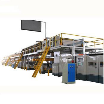 China CLOTHING 3 ply 5 ply corrugated box making machine production line for sale