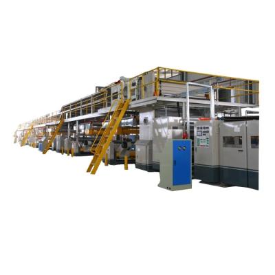 China GARMENT Single Facer Corrugated Cardboard Carton Making Machine Hydraulic Mill Roll Rack Machine Production Line for sale