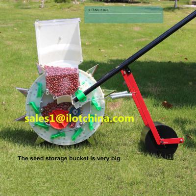 China Sowing Ilot 2018 New Design Roller Wheelbarrow Seeder Used For Corn Soybean Peanut Sunflower Seed for sale