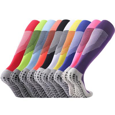 China Breathable Men Thicken Sports Socks Fashion Colorful Anti Slip Football Sock Teenage Long Breathable Towel Thick Bottom Teams Football Socks for sale