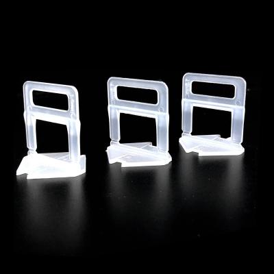 China 1mm 1.5mm 2mm 2.5mm 3mm Modern Tile Leveling System Clip for sale