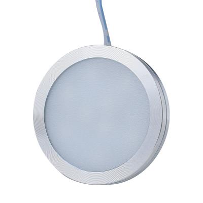 China Modern Under Cabinet Remote Control LED RGB Color Changing Puck Lights for sale