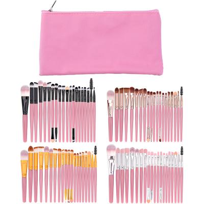 China Angular Blush 20 Beauty Makeup Tools Personalized Makeup Brush Set for sale