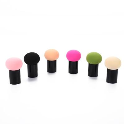 China Wholesale Long Handle Makeup Sponge Can Be Long Blast Makeup Handle Powder Washed Sponge for sale