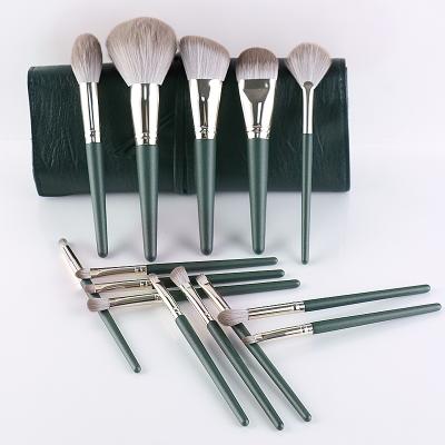 China Angular Blush Professional High Quality Makeup Brushes Custom Sale Logo for sale