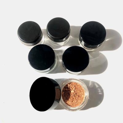 China Waterproof Beautiful Colors Highlight Eyeshadow Cosmetic Makeup Powder Loose Highlighter For Skin Use for sale