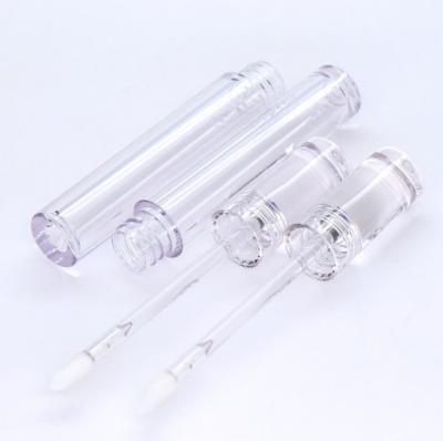 China Lip Gloss Private Label Lip Gloss Packaging Cosmetic Empty Clear Tube for sale