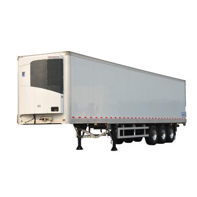 China 12 Wheels 6 Axles Reefer Dry Van Trailer 40T Max Payload Refrigerated Trailer Truck for sale