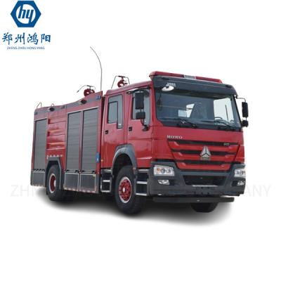 China Howo Chassis New Water And Foam Tank Fire Vehicle Fire Engine Fire Fighting Truck For Sale for sale