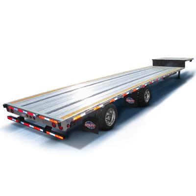 China 80t Removable Lowboy Flatbed Trailer Flatbed Container Excavator Transport Lowbed Truck Trailer for sale