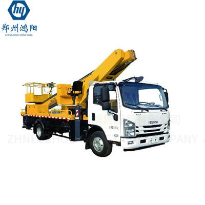 China Automobile Type Hydraulic Aerial Cage Aerial Work Trucks Vehicle for sale