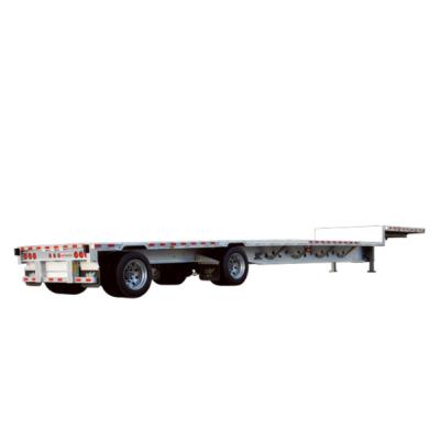 China Heavy Duty 80t Removable Low Bed Trailers For Construction Equipment for sale