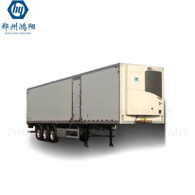 China Special 30 Ton Semi Freezer Trailer Truck For Frozen Goods Transport Preservation Equipment for sale