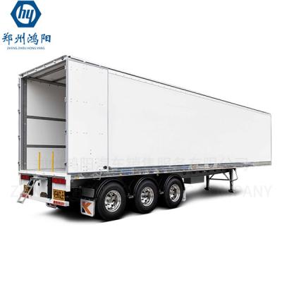 China 35-80M3 Freezer Van Semi Trailer 40ft Refrigerated Trailer Manufacturers for sale