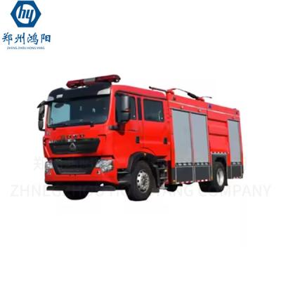 China Euro 3- Euro 6 Powerful Fire Truck With High-Capacity Pump System For Fire Fighting for sale