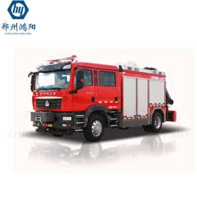 China 7Curb L Water Tank Capacity Brand New Euro 5 Fire Truck Ready For Firefighting Situation for sale