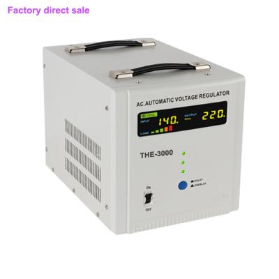 China Single phase SVC and 220V 230V output 3KVA AC. automatic voltage regulator stabilizer for sale