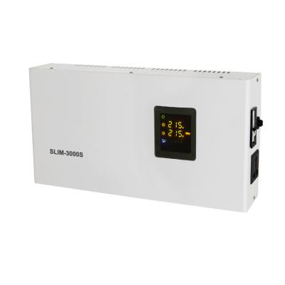 China SVC Series 3000VA Slim AC. automatic voltage regulator stabilizer with wall mounting case for sale