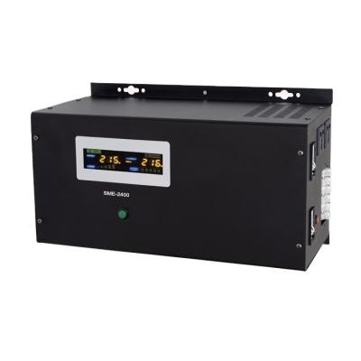 China Manufacturer Customized Logo New Product Metal Wall Mounted 2400W 24DC Solar Inverter UPS Pure Sine Wave Output Inverters for sale