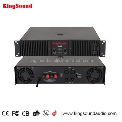 China Iron Top Quality-Price 400W 2CH Professional Audio Power Amplifier for sale