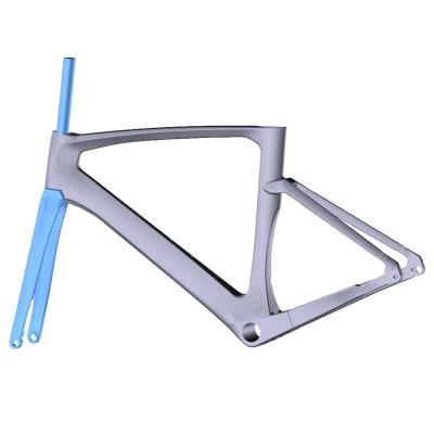 China Road Bikes Carbon Fiber Casting Disc Brake China Flat Road Bike Frameset UD Matt Finished for sale