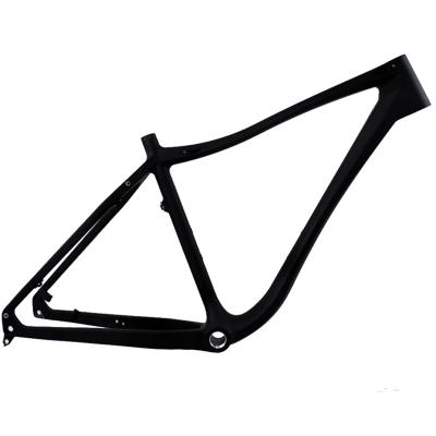 China Fat Bike 2021 Fat Bike Carbon Frame All Internal Routing 197*12mm Fat Bike 26er Carbon Mountain Bike Frame for sale