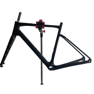 China Road Bikes 2021 New Full Carbon Gravel Bike Frame All Internal Cables Through Axle 100*12/142*12 Frame XS/S/M/L/XL Format for sale