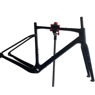 China Road Bikes 2021 Rotor 160mm Disc Brake Road Bike Carbon Gravel Bicycle Frameset Carbon Gravel Bike Frameset for sale