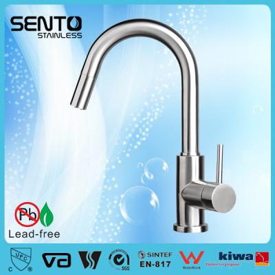 China Modern home used faucet single handle pull out kitchen mixer for sale