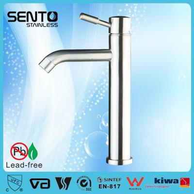 China SENTO Patented Product Stainless Steel Wash Basin Faucet For Worldwide Market for sale