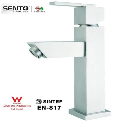 China temperature control water saving bathroom basin faucet for sale