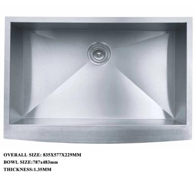 China Top Quality Stainless Steel Kitchen Sink one bowl kitchen sink for sale