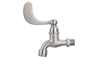 China Stainless Steel 304 Material hospital Faucet Long Handle Faucet grifo mezclador de lavabo for sale