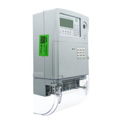 China Factory Supply Home Electricity Din Rail Energy Meter Three Phase LCD Display 008-3 for sale