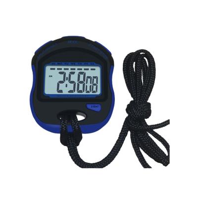 China Multifunctional Wholesale Single Row Timer Sports Waterproof Handheld Stopwatch With Backlight for sale