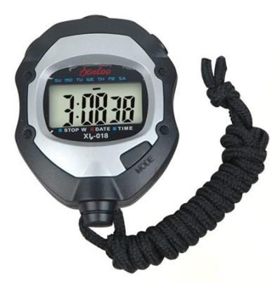 China Multifunctional ABS Arm Sports Watch Pedometer 1/2/3 Rows Digital Stopwatch With Lanyard for sale