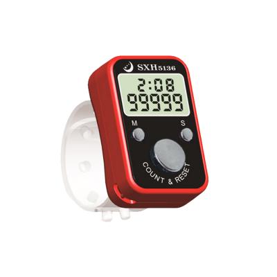 China Mini Digital Electronic Count Tally Counter Finger Tally Counter Hand Ring Finger with Time zu verkaufen