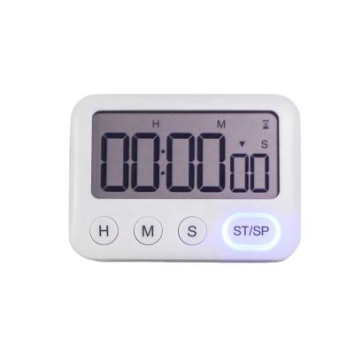 中国 Silent Flash Mode Timer Kids 60 Minutes Study Digital Educational Flash Countdown Mode Silent Visual Square Timer with Clock 販売のため