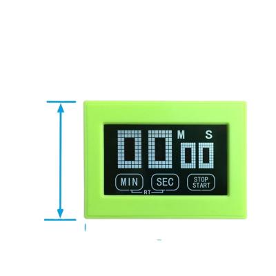 China Touch Screen Mini Rectangle Kitchen Large LCD Countdown Digital Touch Screen Electronic Timer zu verkaufen