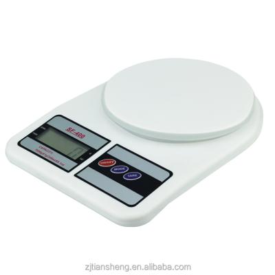 China With Tray Kitchen Food Scale Hot Sale 5kg 7kg 10kg Capacity Digital Electronic Kitchen Scale à venda