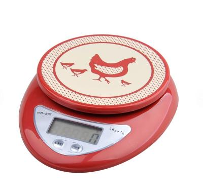 China WITH LID TS-EK11 Digital Business Kitchen Measuring Scale Stainless Steel Food Weekly Scales for sale