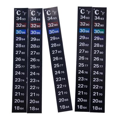 China High Quality Double Color Scale Digital Sticker Changing Temperature Controller Device Stickers External Surface Of Aquarium HYT015 zu verkaufen