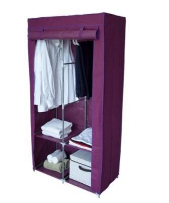 China Foldable modern bedroom with 3 door aluminum wardrobe for sale