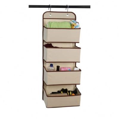 China Viable Over Door 5 Pockets Hanging Storage Organizer with Clear Window for Living Room, Bedroom, Home, Dorm for sale